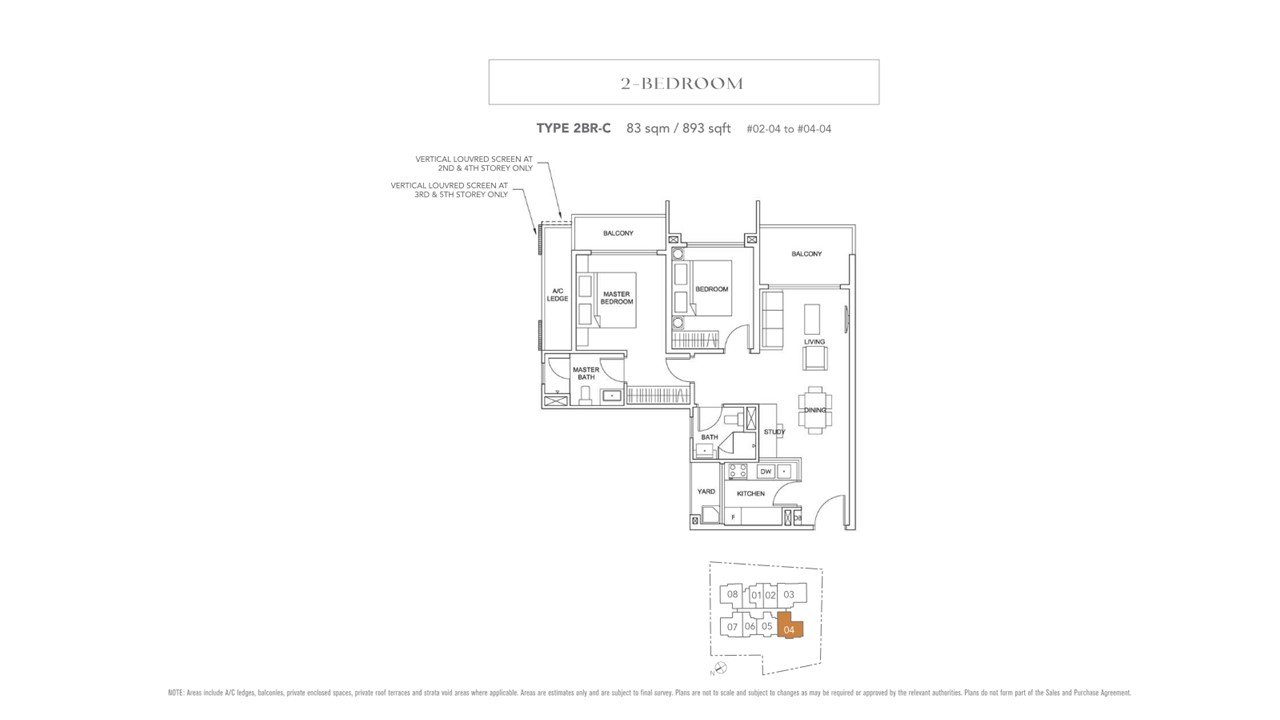 Jervois-Treasures-Floor-Plan-2Bed-C | Union Square Residences